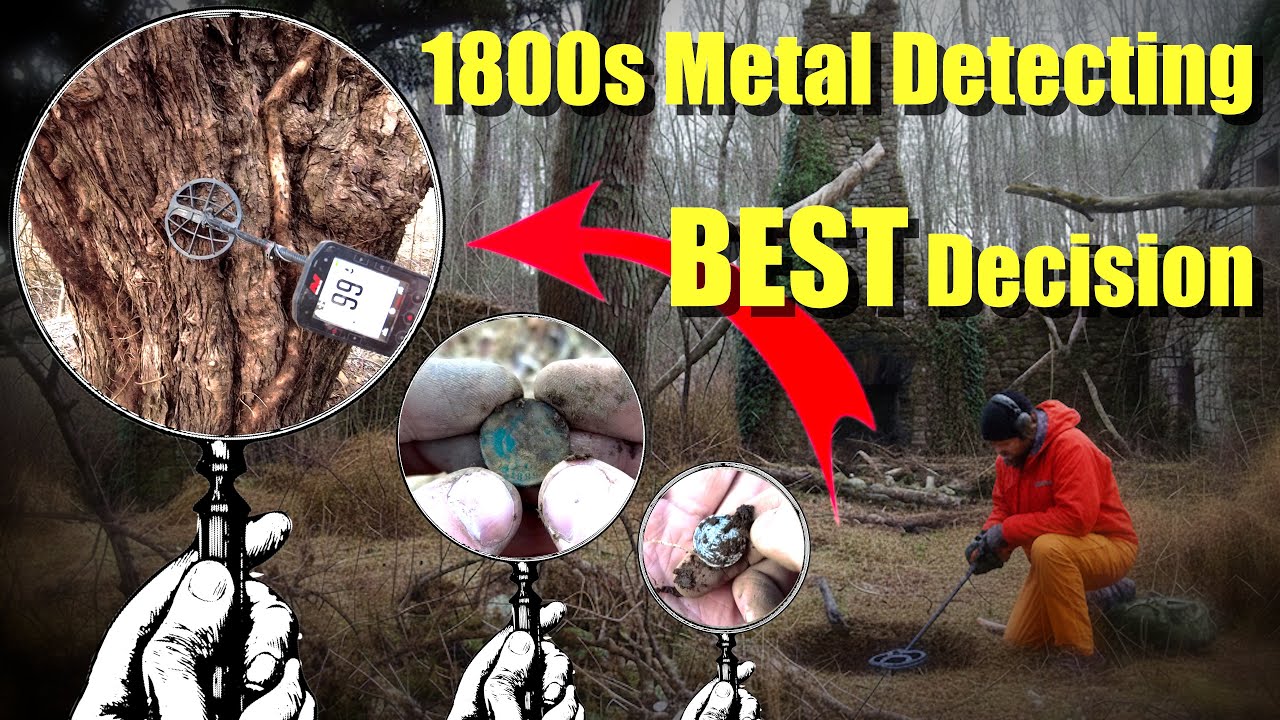 SO GLAD I decided to turn around…1800s Metal Detecting (ANCIENT SILVER Found!!)