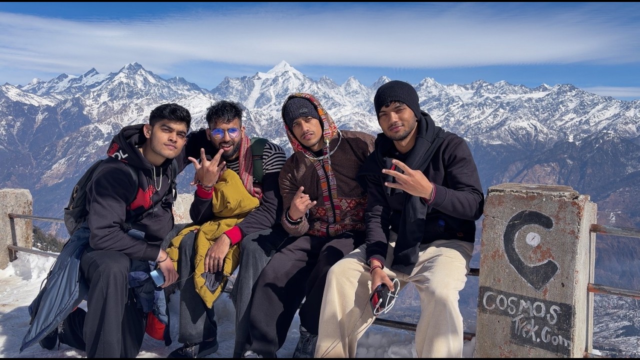 Peak Winter in Munsiyari ❄️ | Khaliya Top Trek | Anirudh Rawat