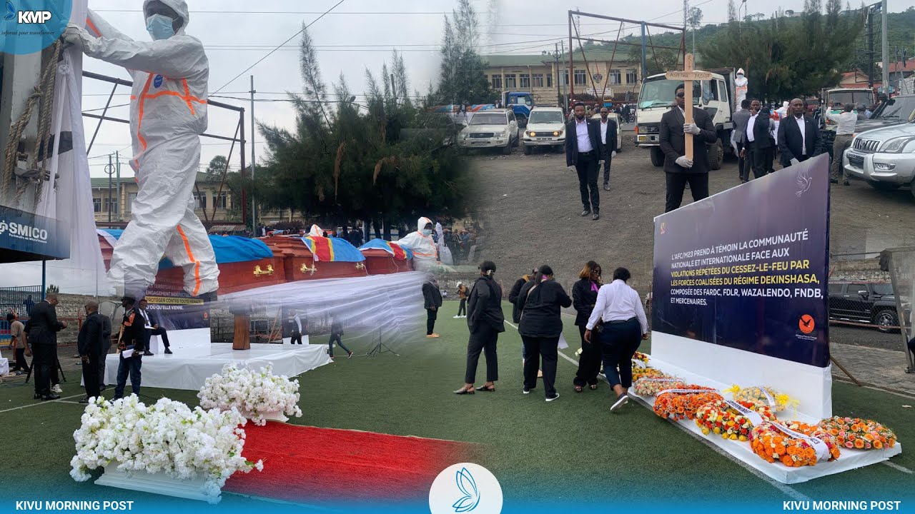 RDC: 🚨EN DIRECT GOMA,  BOMBARDEMENTS DES FARDC À MASISI, CÉRÉMONIE AFC-M23 HOMMAGES AUX VICTIMES