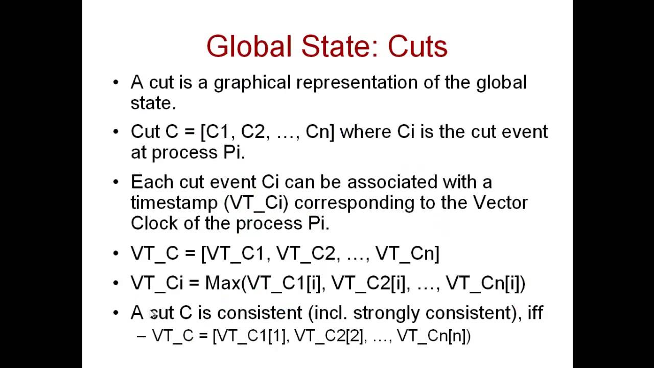 Module 6.3 Recording Global State Algorithm