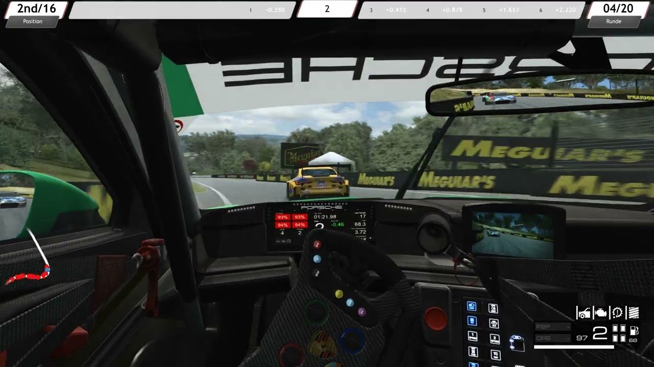 RaceRoom Racing Experience [HD] Bathurst Circuit Mount Panorama Porsche 911 GT3 R (992) onboard