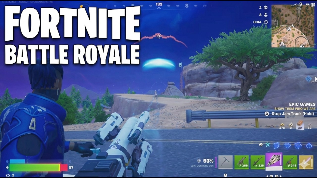 Fortnite - Arc Lightning Gun - Rumi's Sward - Builder Mode - Background Song