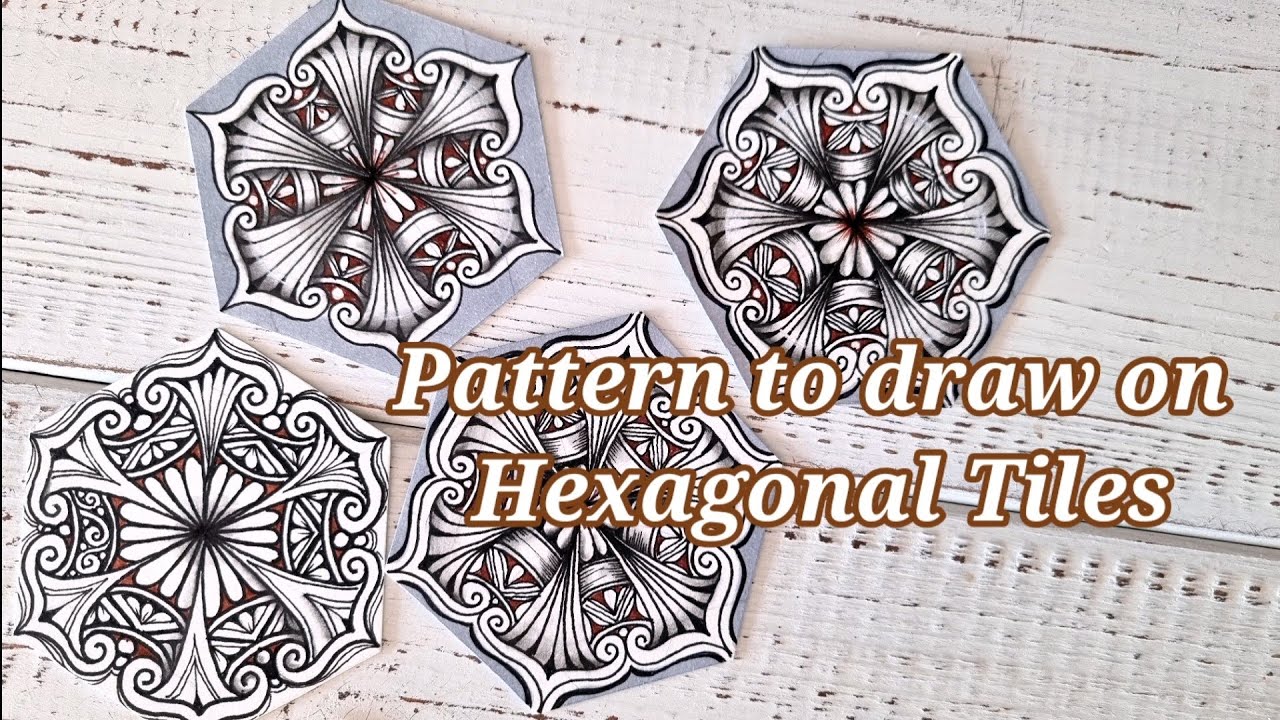 Pattern to draw on Hexagonal Tiles