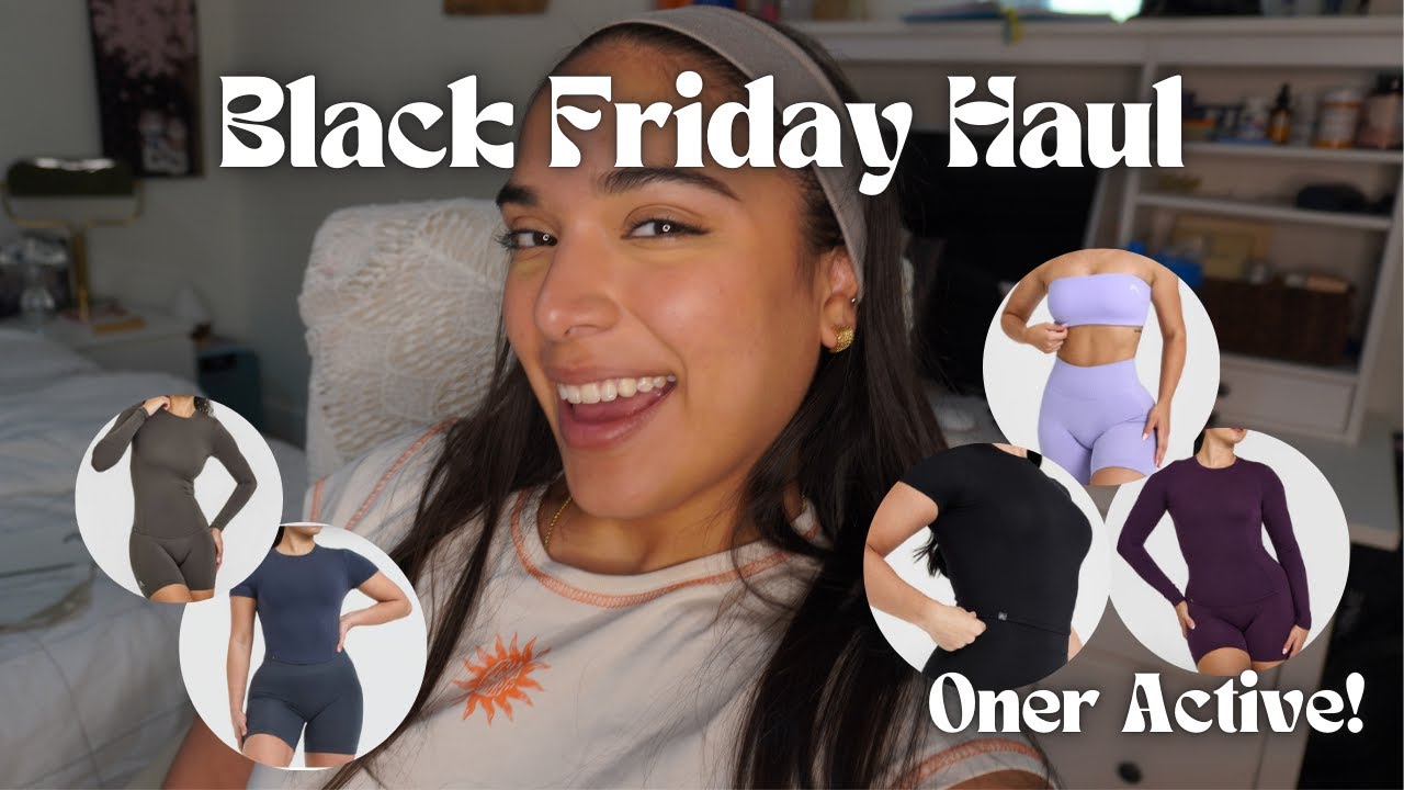 Oner Active Black Friday Haul MELLOW SOFT(everything I got $$)