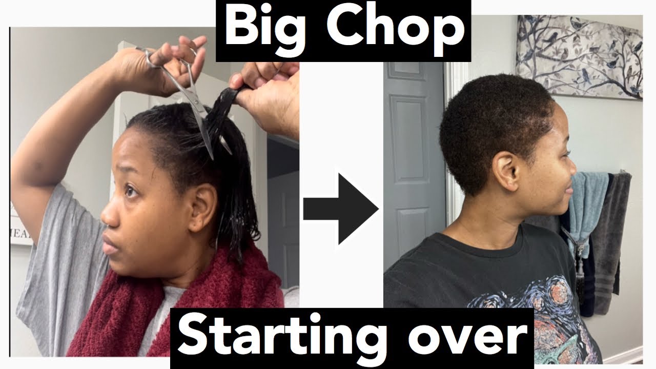 Big Chop 2023 Low Porosity Hair | Thin Natural Hair