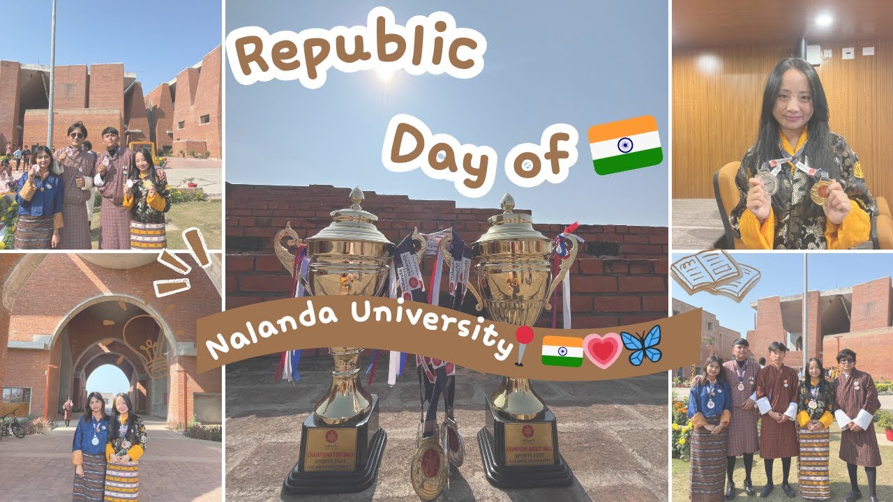 Celebrating 76th REPUBLIC DAY OF INDIA🇮🇳| NALANDA UNIVERSITY 📍| International students🍒
