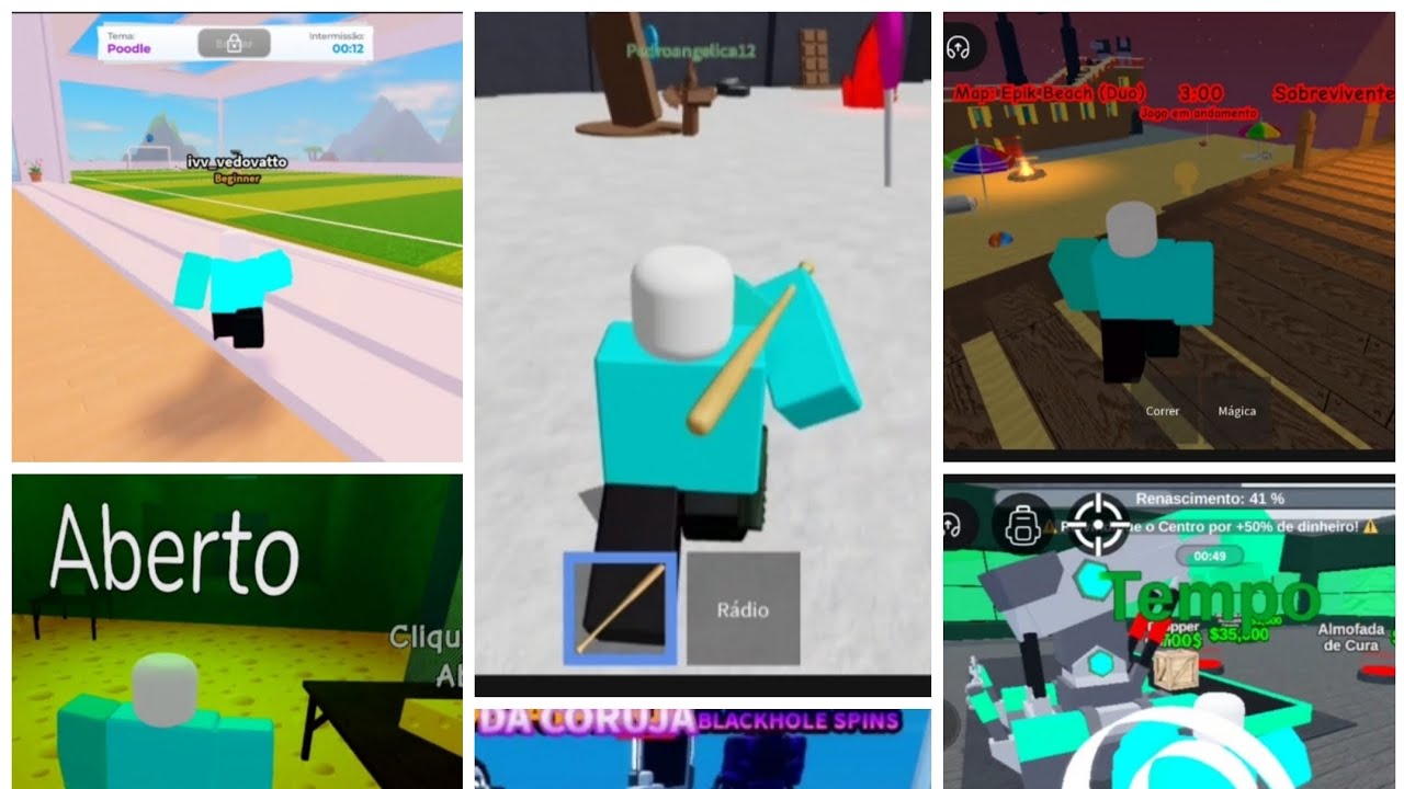 Spedrun Roblox :D (jogando o máximo de jogos possíveis em 30 minutos)