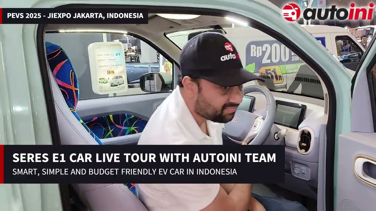 SERES E1 Live Car Tour at PEVS 2025 (Part 2) with autoini @autoini @SeresIndonesia