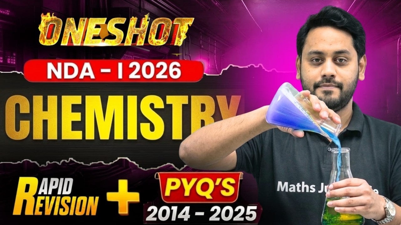 NDA Chemistry : Complete PYQ Part - 2 | NDA Chemistry  NDA 1 2026 | Biology For NDA 1 2026