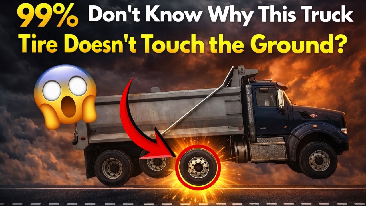 Why Are Some Truck Wheels Not Touching the Ground? The Hidden Engineering Secret