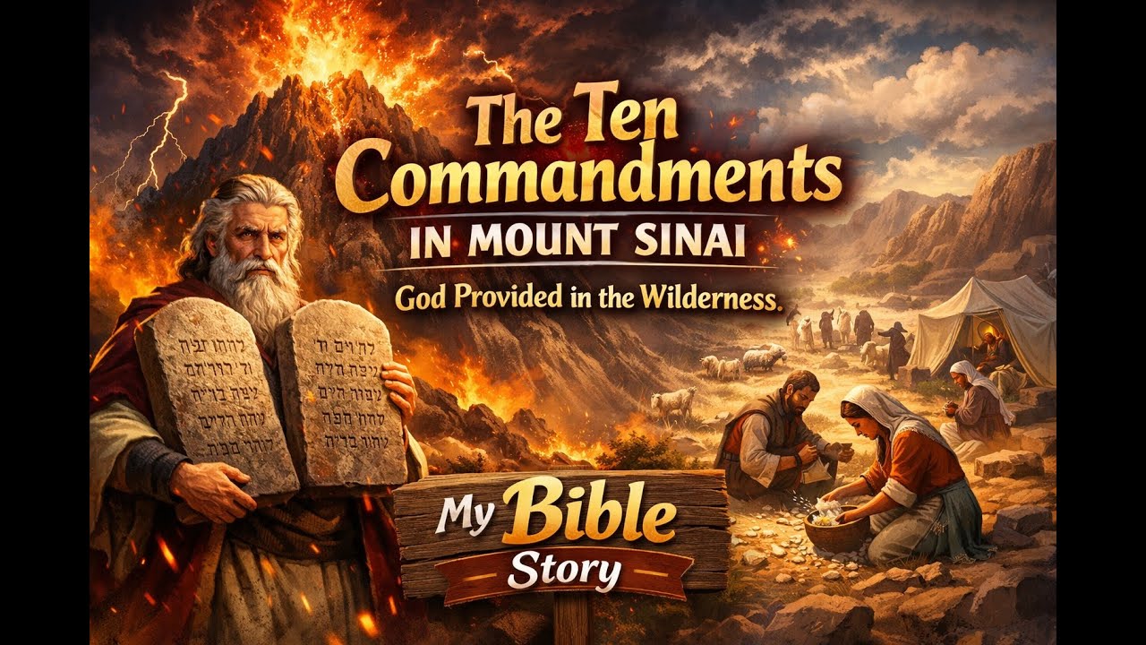 THE TEN COMMANDMENTS | GOD SPOKE IN MOUNT SINAI