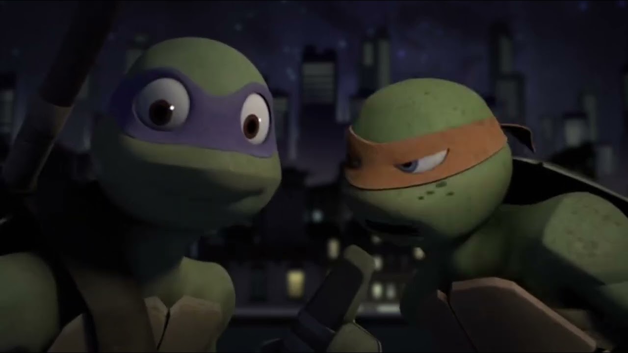 TMNT 2012 - Donnie funny moments from The Creeping Doom
