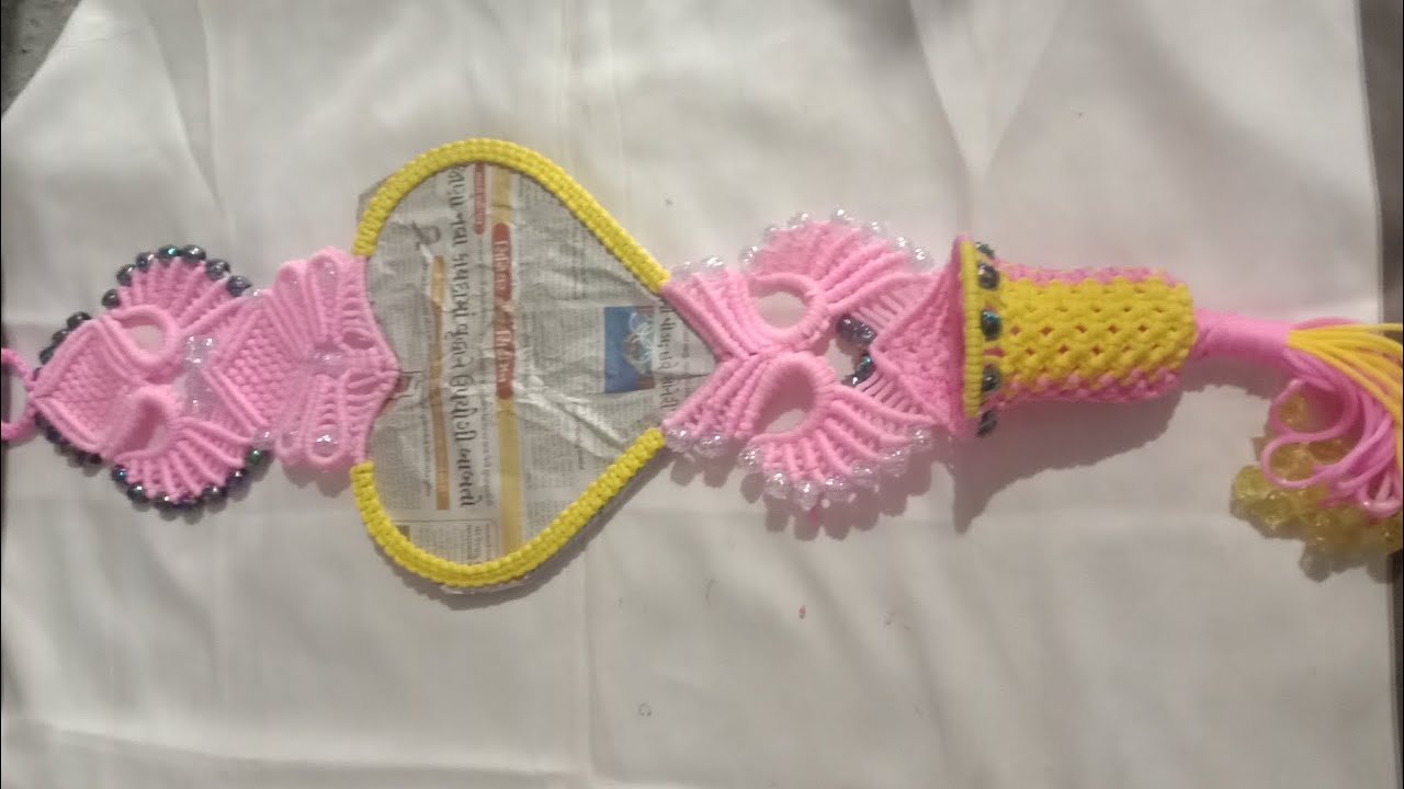 How To Make A Macrame Mirror / Macrame Mirror Wall Hanging  | Asha Parmar |
