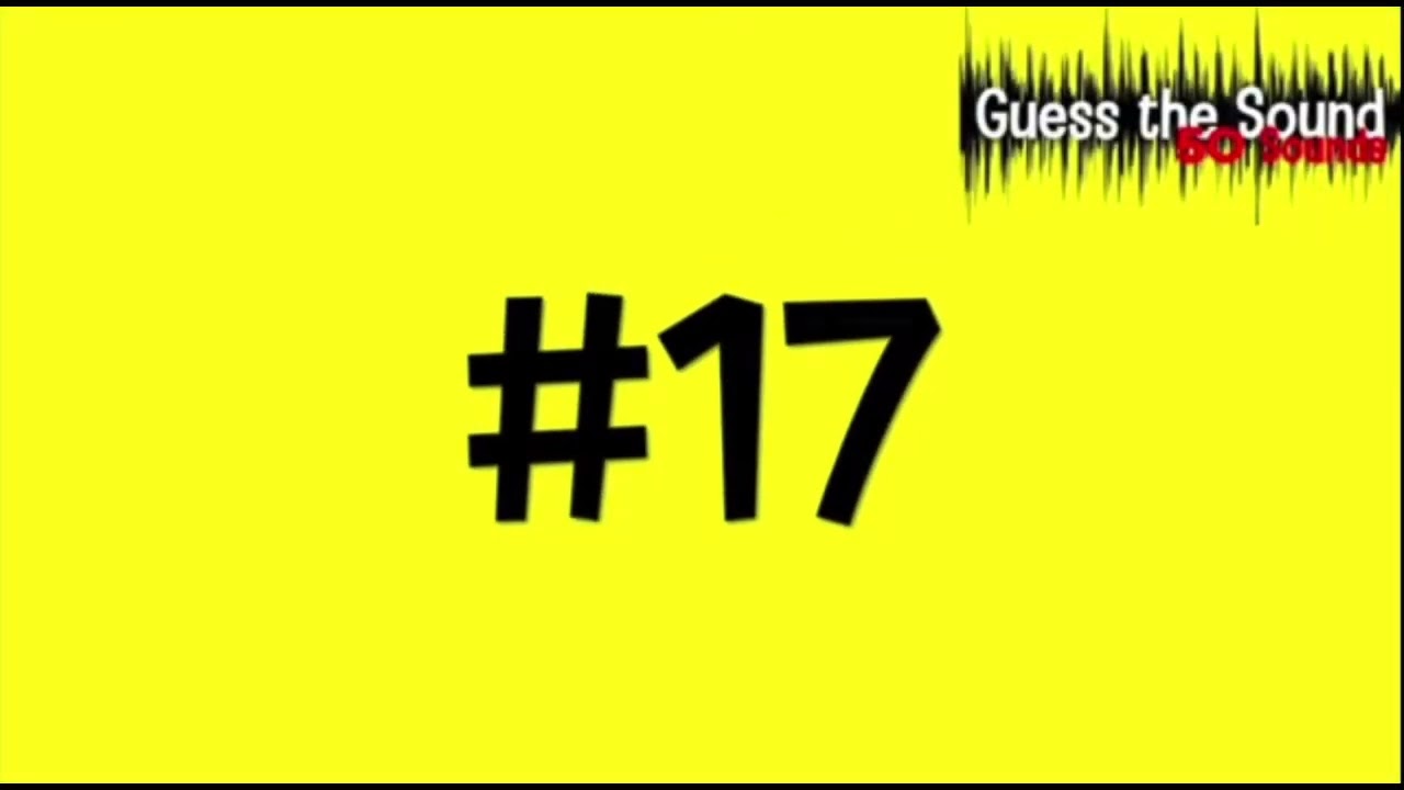 Guess the sounds mix