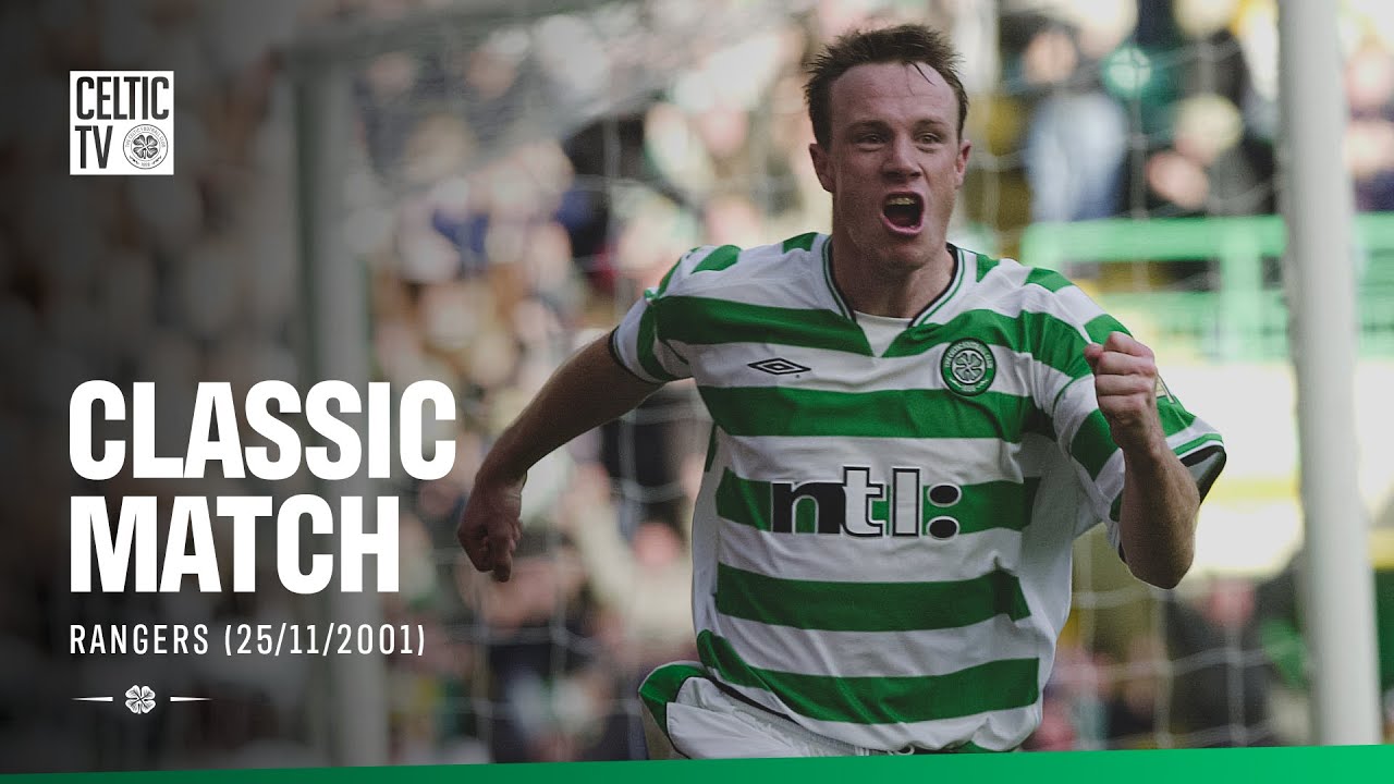 Classic Match: Celtic 2-1 Rangers (25/11/01) | Valgaeren & Larsson Win the Derby 🔥