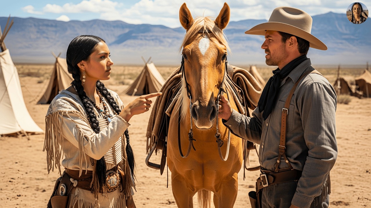 La mujer apache dijo: “Puedo curar tu caballo… pero con una condición”. El vaquero quedó helado.