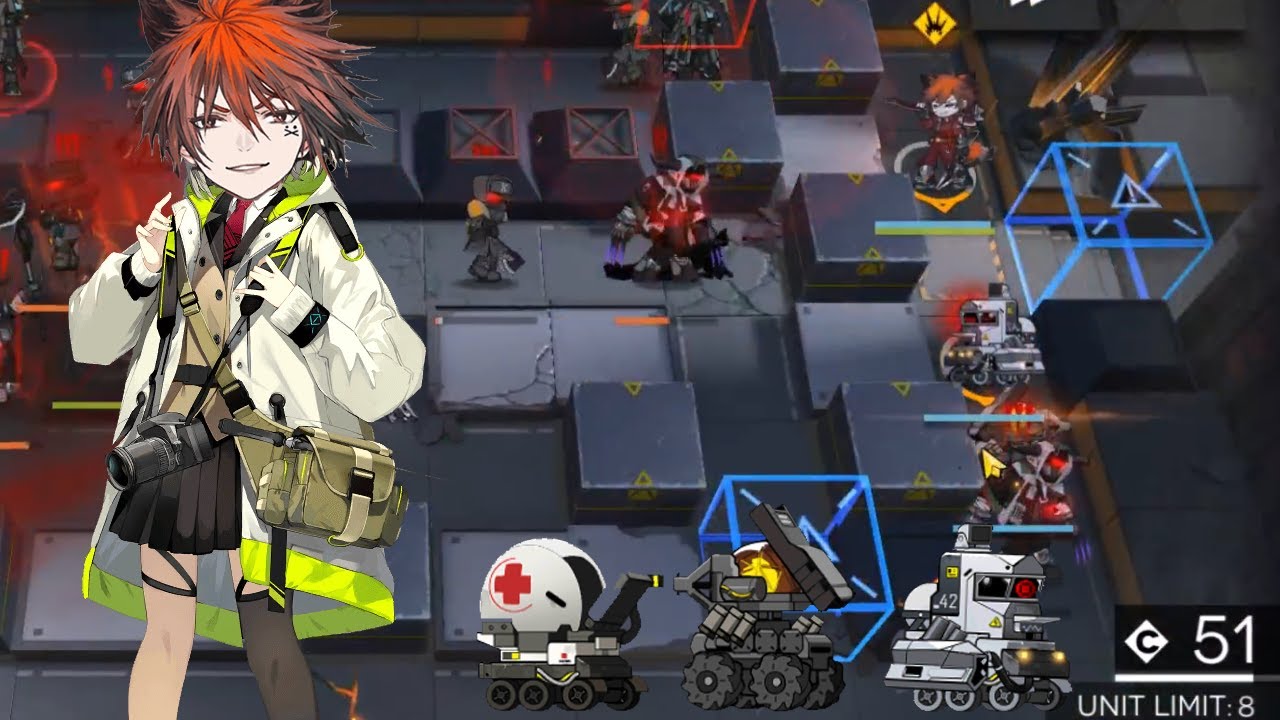 [Arknights] Chiave Cosplaying as Scene (Ft. Robotknights)