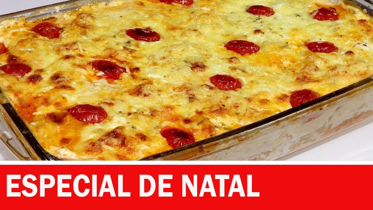 BATATA DE FORNO COM RECHEIO DE FRANGO ESPECIAL DE NATAL