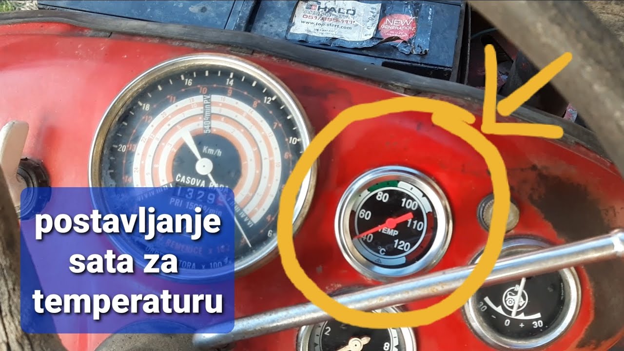 sat za temperaturu vode - traktor imt 533