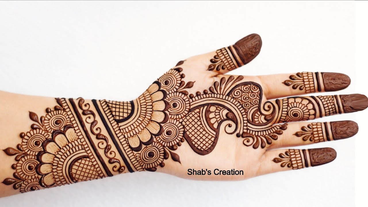 Very Easy Simple Front hand Mehndi design | Arabic mehndi design | Mehndi designs| Mehandi ka design