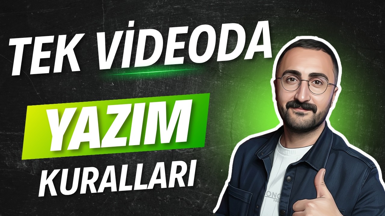 Tek videoda Yazım Kuralları - ✅ Yazım Kuralları Soru Çözüm - MSÜ - TYT - KPSS #yazımkuralları