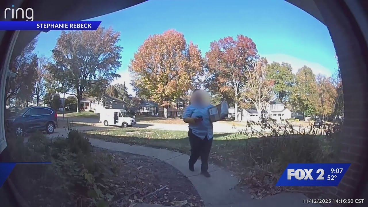 USPS carrier caught on camera tossing homeowner’s packages