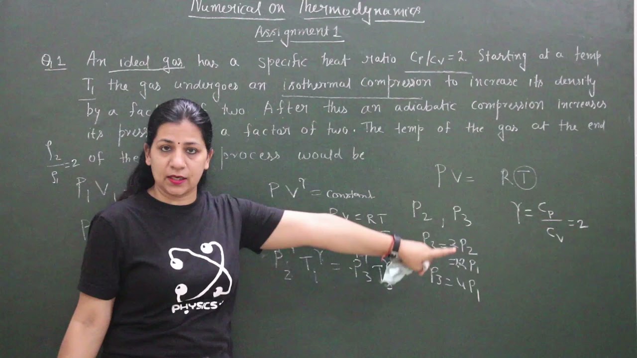 Numerical  on Thermodynamics / JAM/JEST/TIFR/B.Sc/M.Sc/Assignment 1