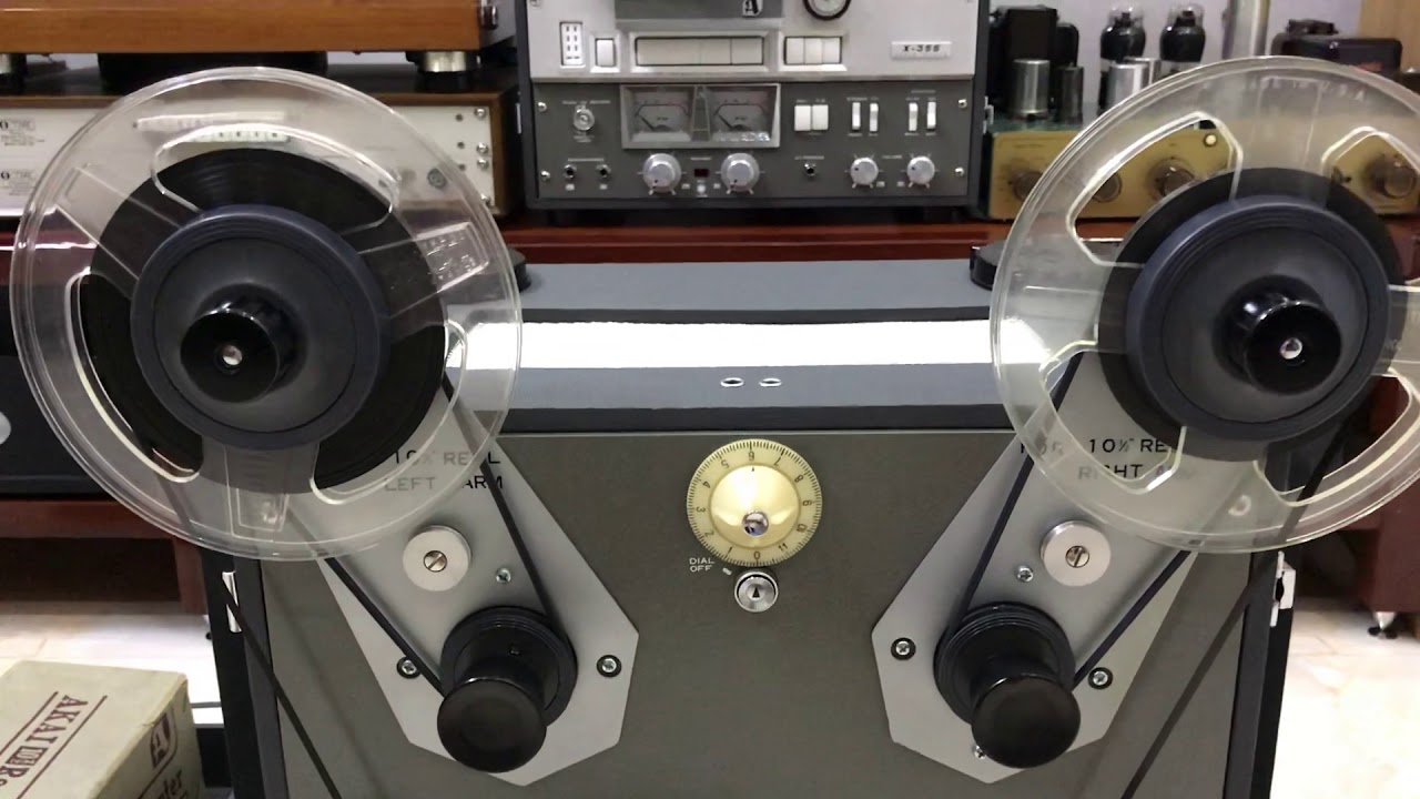 LINHDO.AUDIO O9O399O429 - Đầu băng cối Akai X-355 tự hành mọc sừng