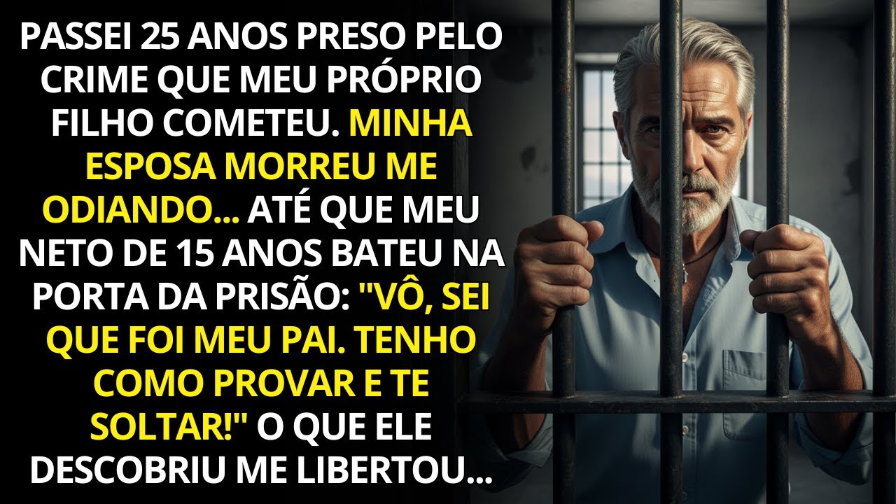 Meu filho me culpou pelo crime que ele cometeu… e eu apodreci 25 anos na prisão por causa dele.