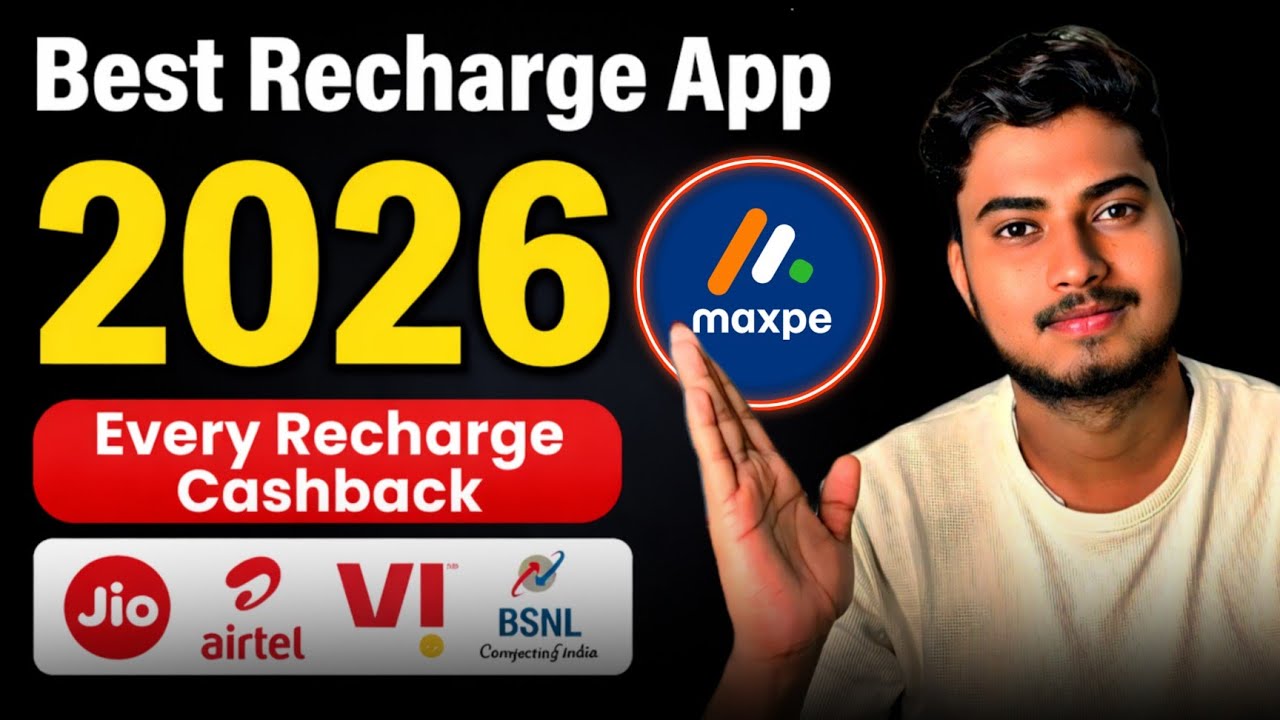 😍Best Recharge App 2026 !! Best Recharge Communication App 2026 #maxpay 