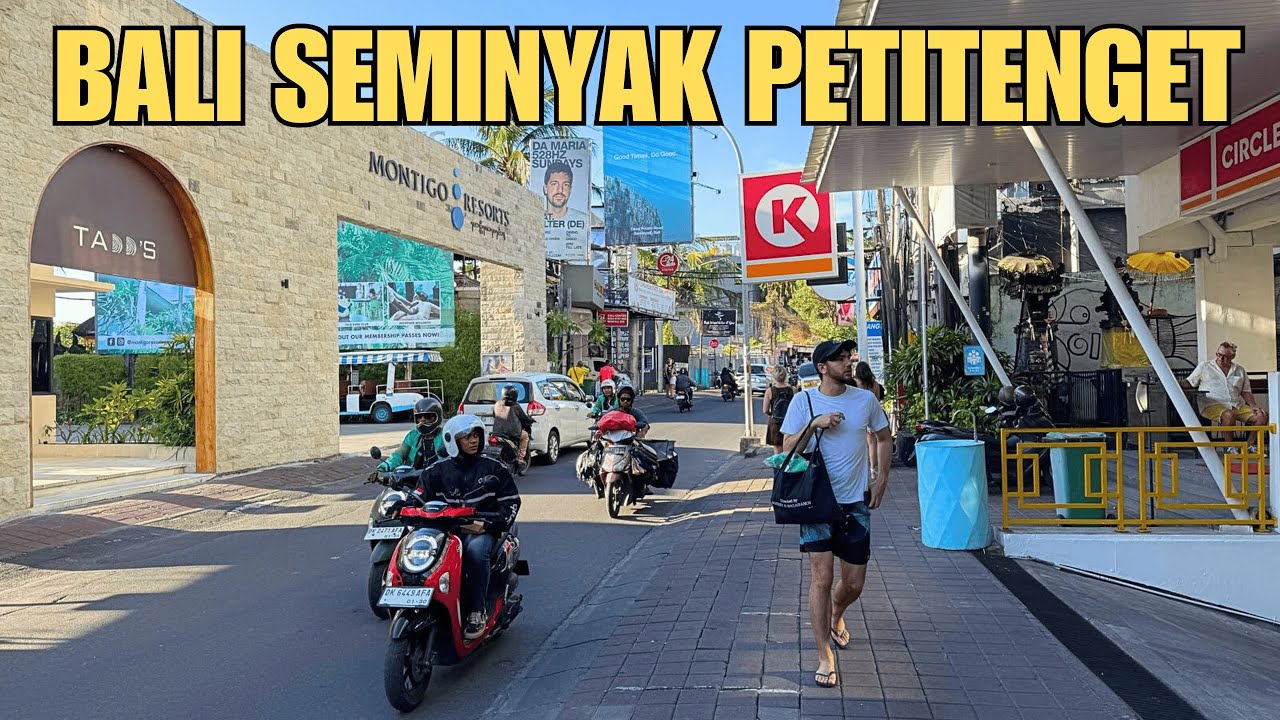 Bali Seminyak, Petitenget Street Walking Tour Today 2025