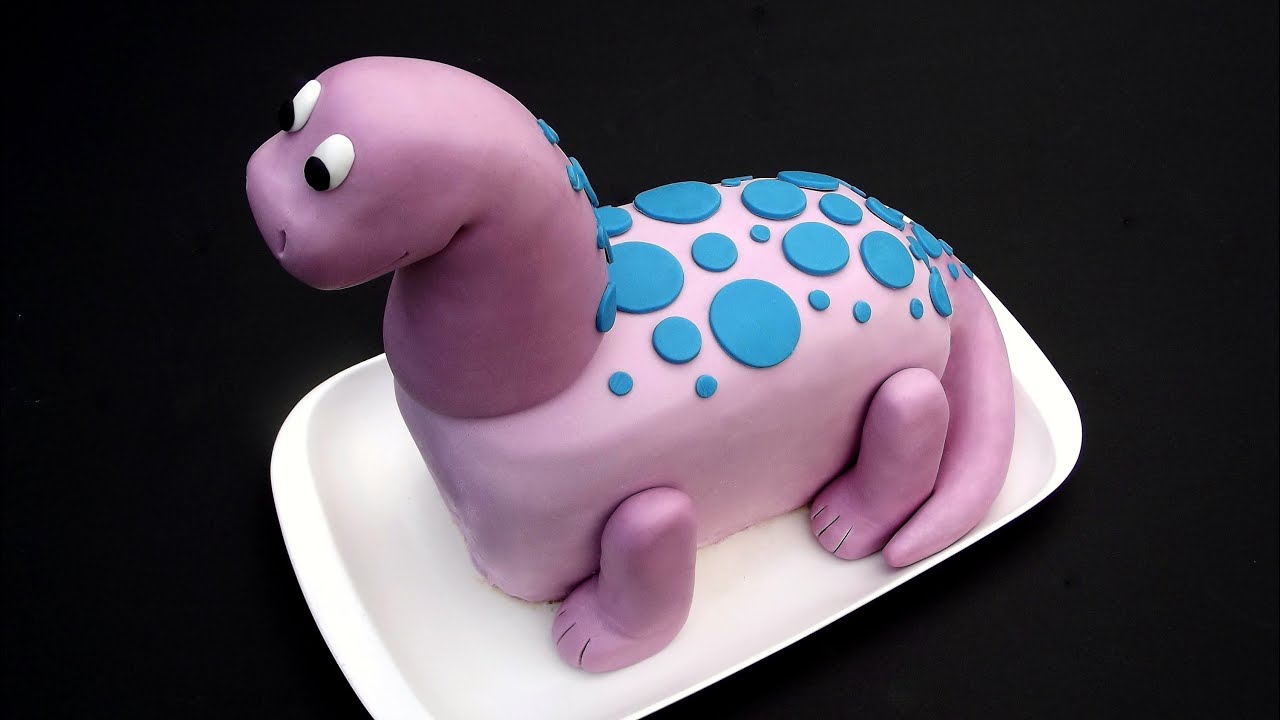Dino Kuchen -- Perfekter Kuchen für den Kindergeburtstag