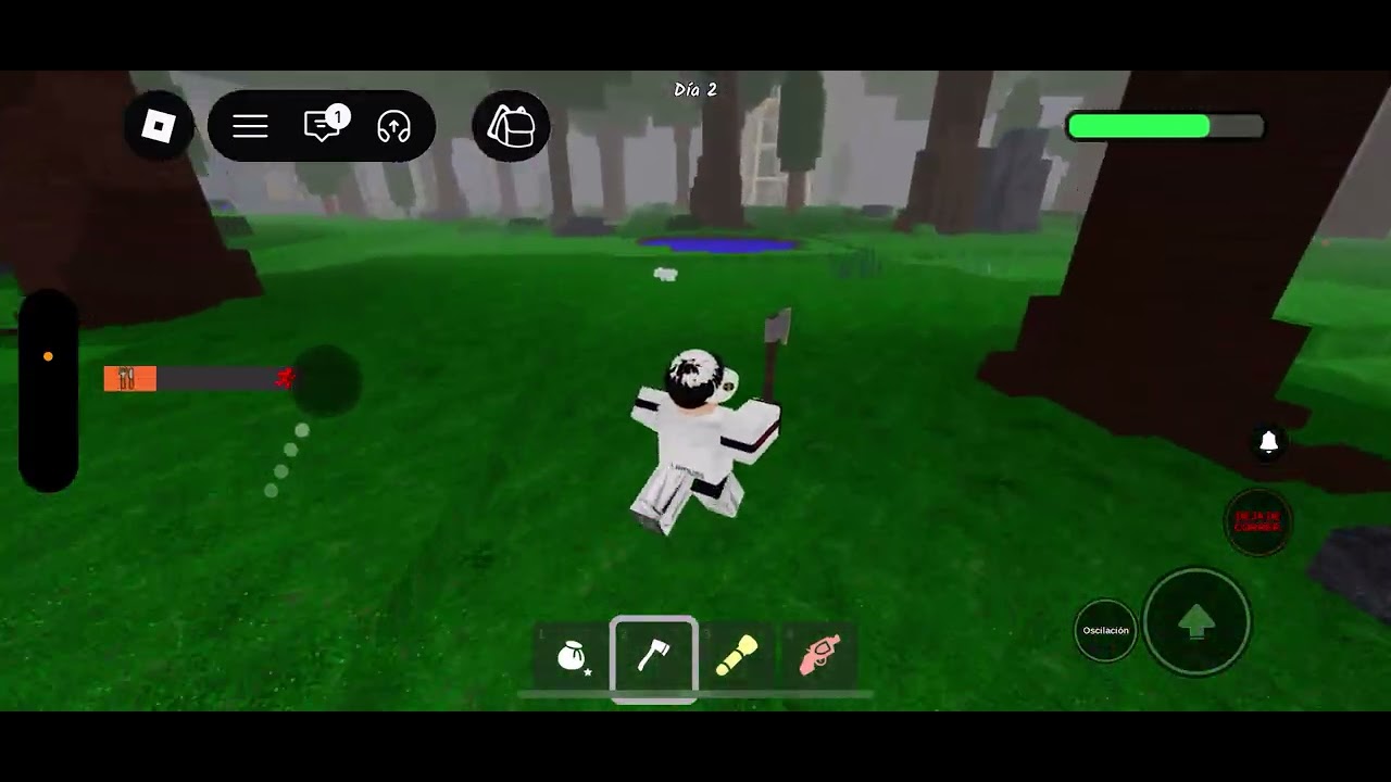 Jugando la actualización de 99 noches en el bosque, Karely👻💀💀