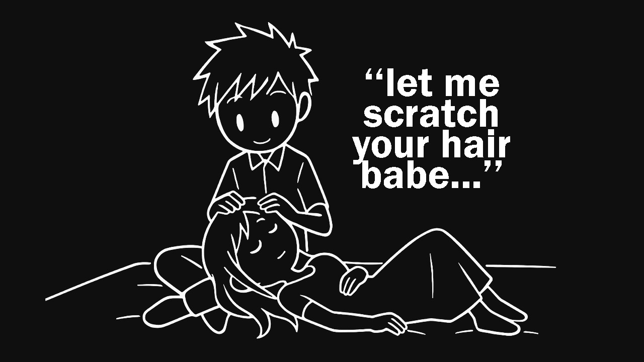 sleep with your boyfriend ~ head massage [m4f] [asmr] [boyfriend roleplay] [sleep aid] [2 hours]