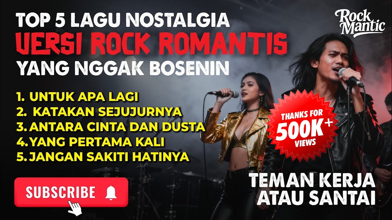 TOP 5 PALING SERING DICARI NOSTALGIA ROCK COVER VERSION 2025 (Lyrics)