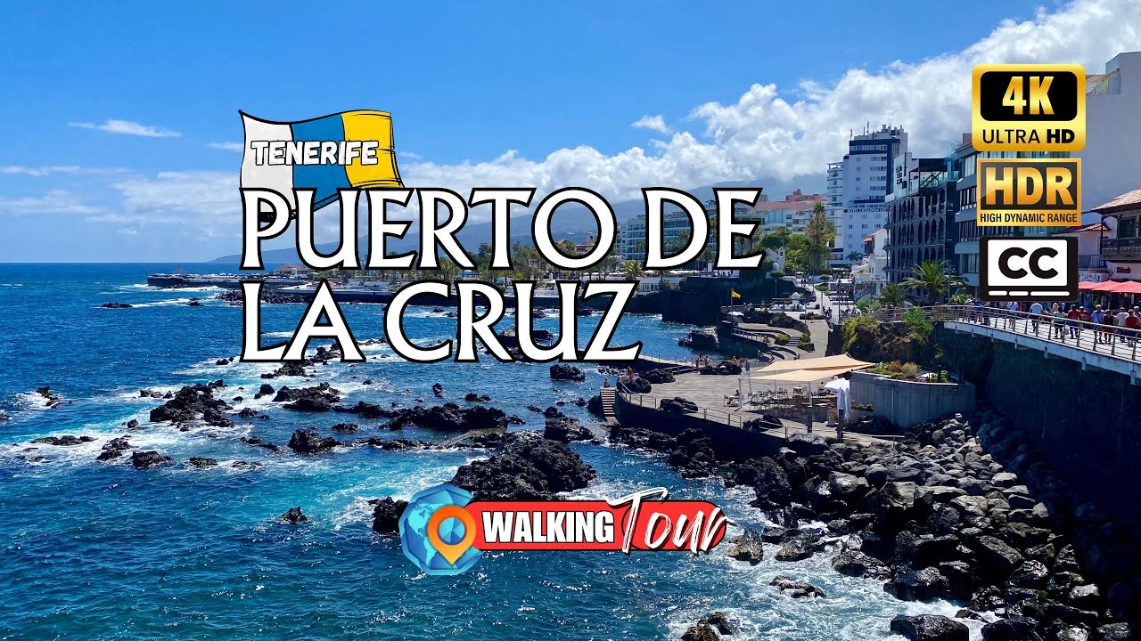 Exploring Puerto de La Cruz [Tenerife 🇮🇨] 4K HDR 60fps Walking Tour