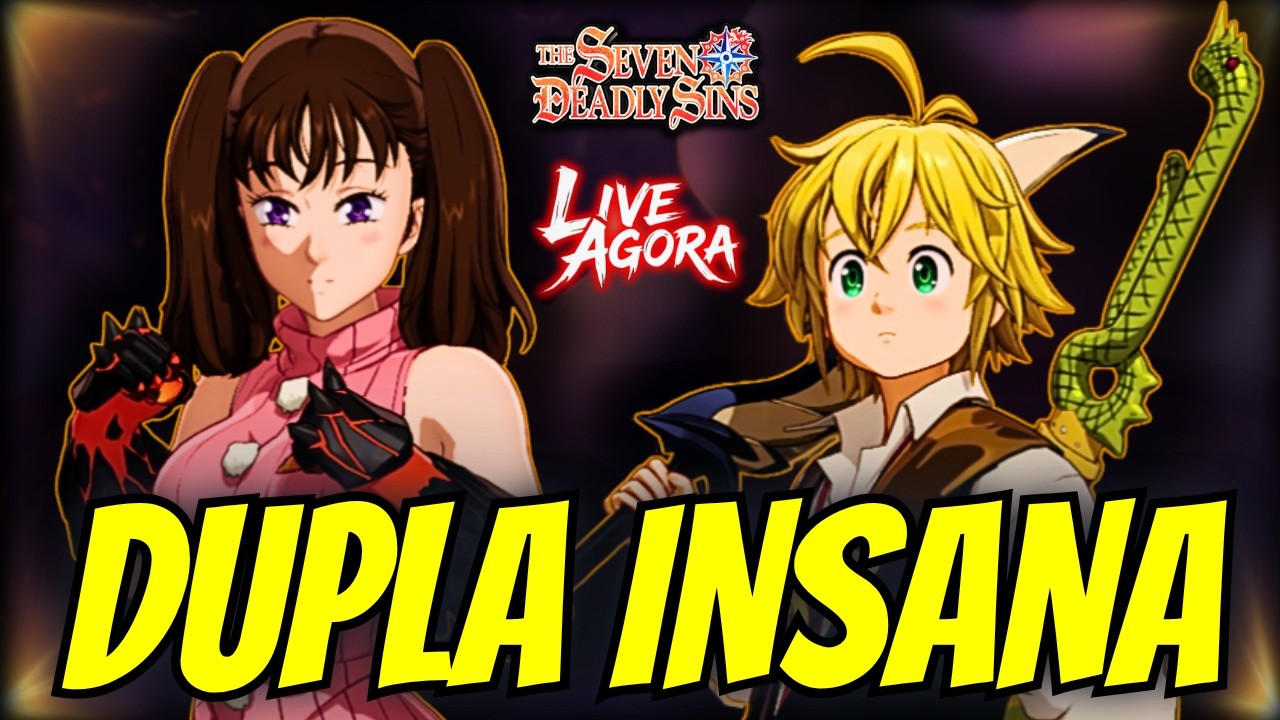 🔥 DUPLA INSANA NO ENDGAME! 😱 FARM LVL 40+ + BOSSES 🔴 LIVE | Seven Deadly Sins Origin