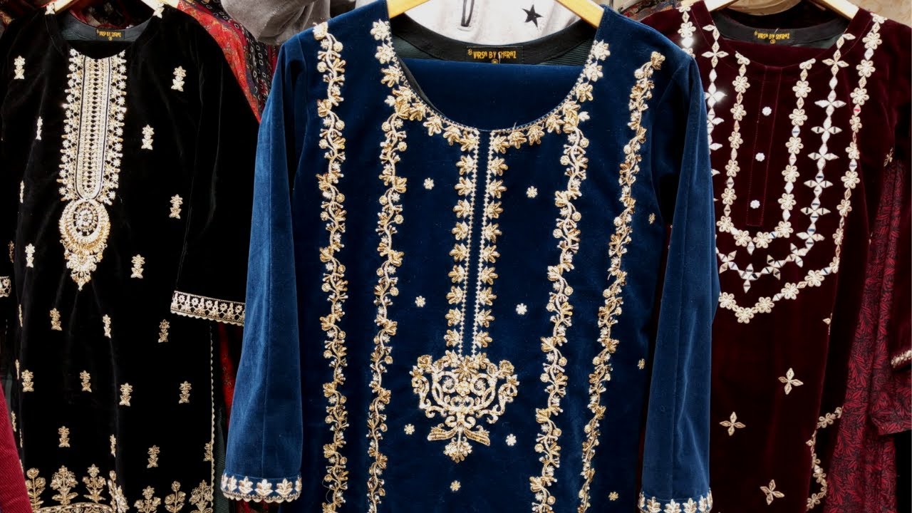 Pakistani Designer Velvet Collection 2023 ||Bridal Velvet Dresses ||Partywear Velvet Suits Designs