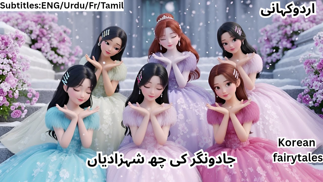 The six princesses of jadunagri#urdufairytales#fairytalesinhindi#nimara fairy tales 