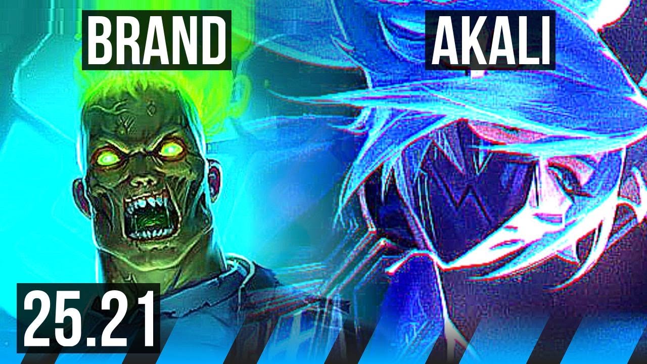 BRAND vs AKALI (MID) | EUW Master | 25.21