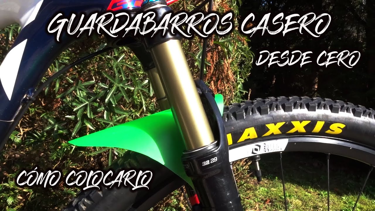 CÓMO HACER UN GUARDABARROS DE BICICLETA CASERO