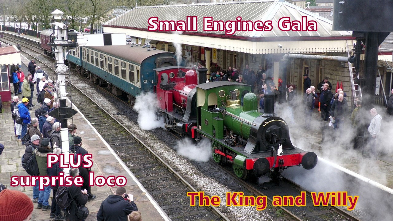GREAT day, but WET afternoon!! East Lancs Railway Small Engines Gala, Part 2, 21st February 2026