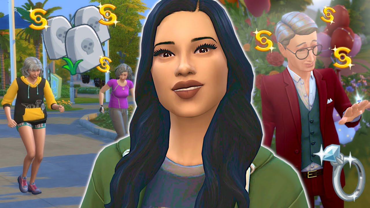 Can my sim scam her way into the elder sims will? // Sims 4 inheritance challenge