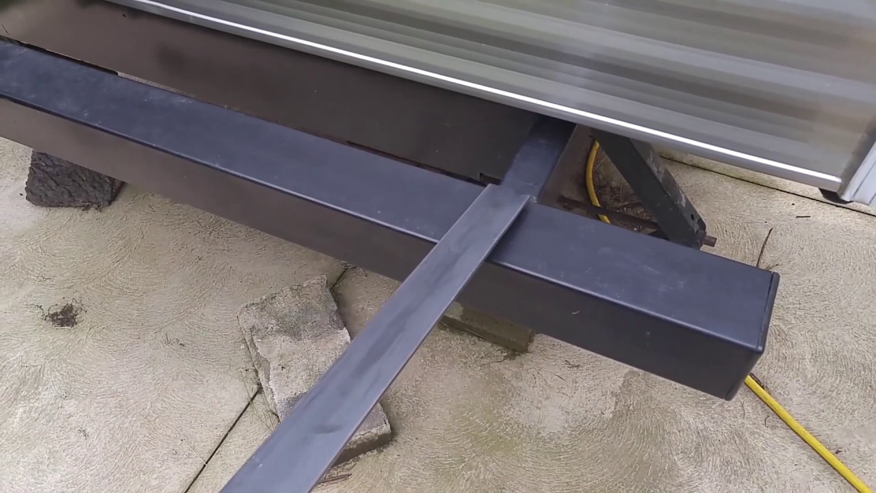 Bumper reinforcement weld for Bike Rack on the Dutchmen 315BHDS