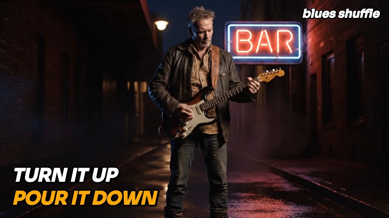 Turn It Up, Pour It Down – Gritty Blues Shuffle for Late Nights & Loud Souls