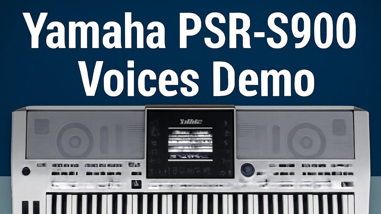 Демонстрация тембров Yamaha PSR-S900 | Потрясающий звуковой тест | Демонстрация тембров всех инст...