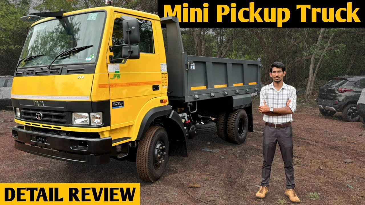 Tata 912 Pickup Truck Review - Good for Small Scale Business @techno_mandy