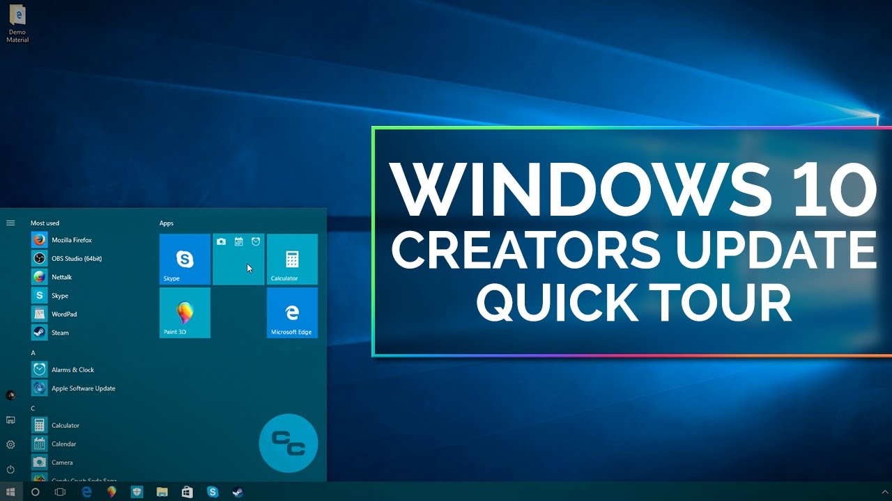 Windows 10 Creators Update Tour - Software Showcase