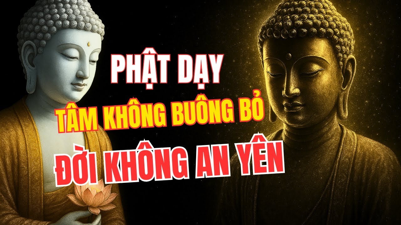 Phật Dạy TÂM KHÔNG BUÔNG BỎ, Đời Không An Yên – Ng
