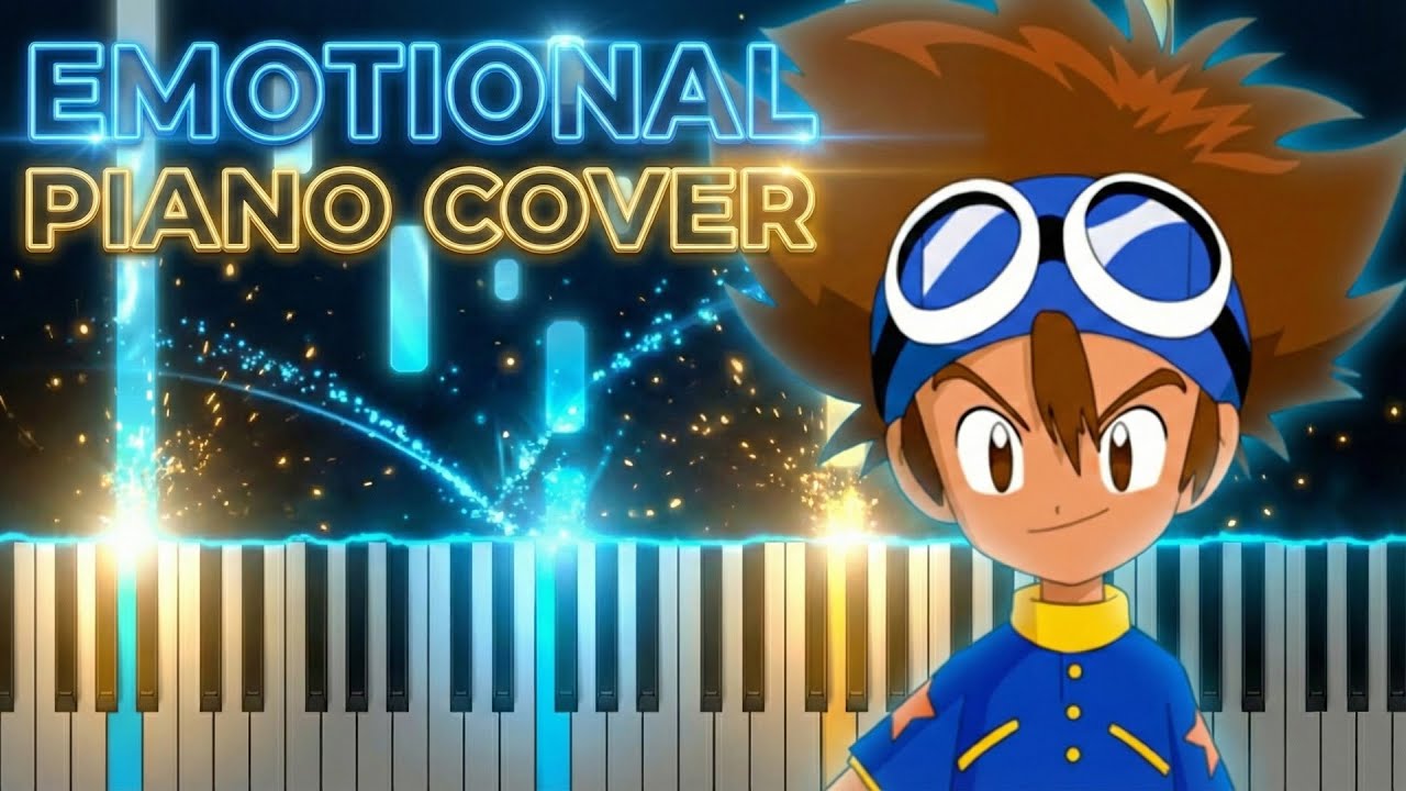 Digimon OP - Butterfly (Si T&uacute; Lo Deseas) | Piano Slow Relaxing Arrangement Cover / Tutorial